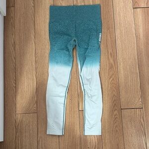 Danskin Teal and White Leggings